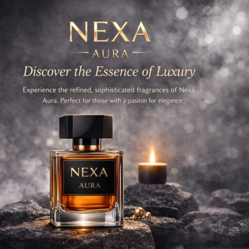 "NEXA AURA perfume bottle – main product image"